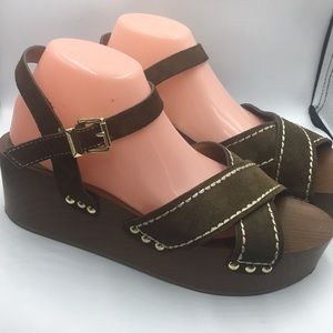 Sam Edelman Wooden Platform Sandals